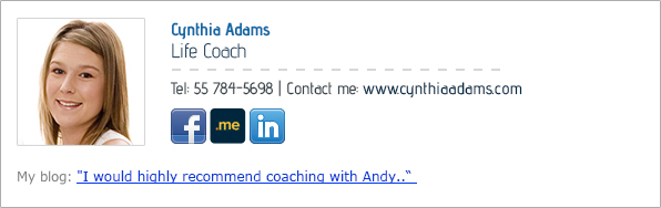good signature for email